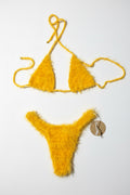 Fuzzy bikini set