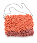 Chenille crochet bag