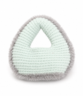 Mini plush crochet bag