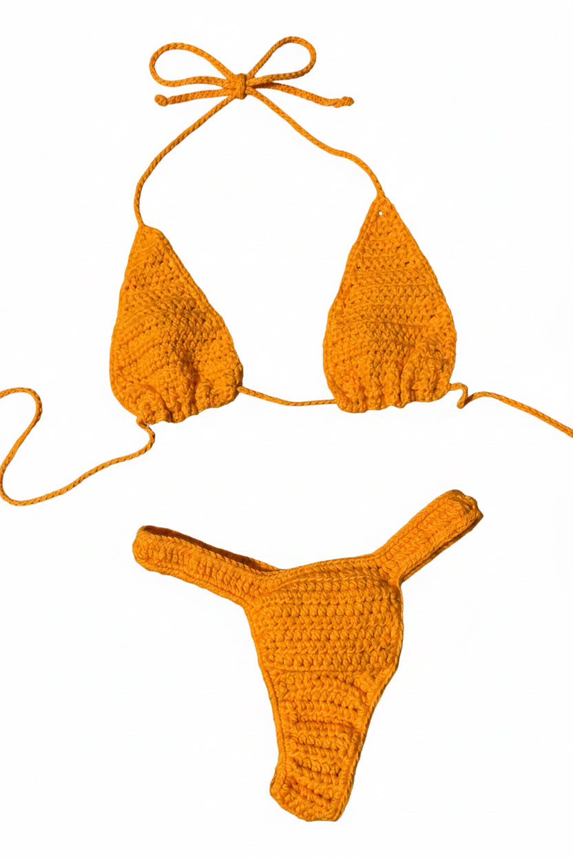 Fuzzy bikini set
