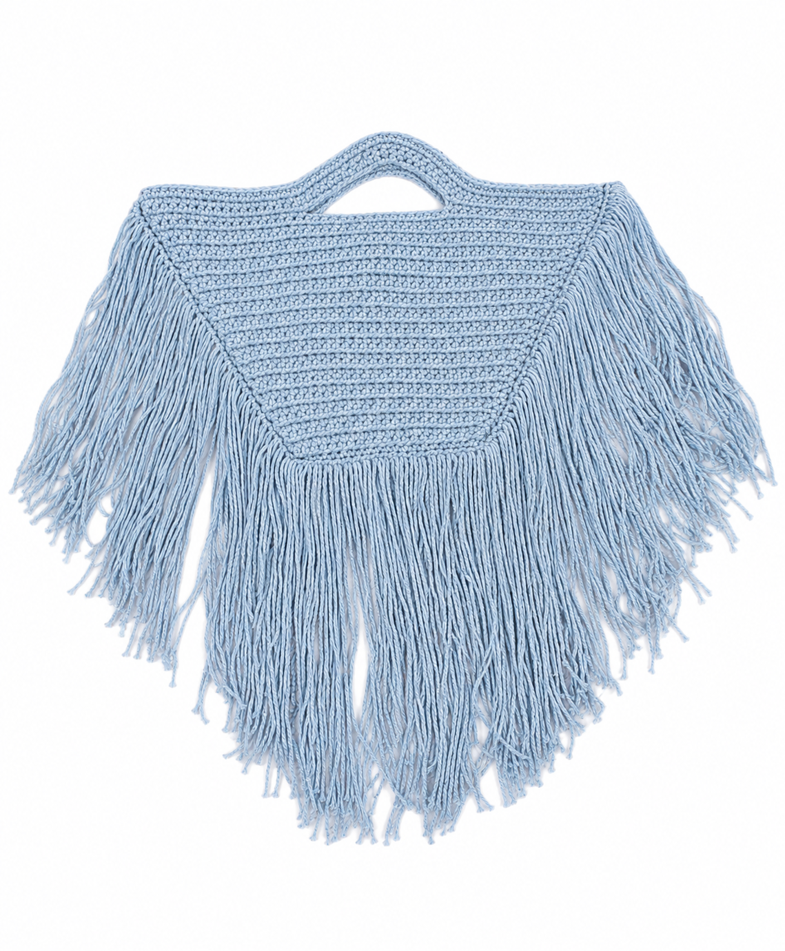 Triangle fringe tote bag