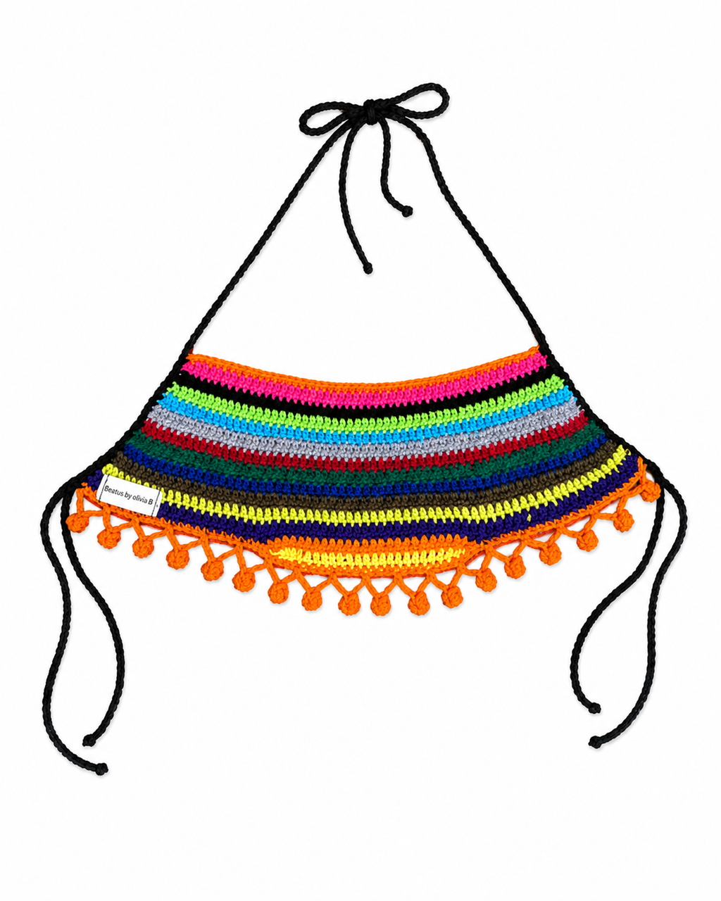 Rainbow halter top