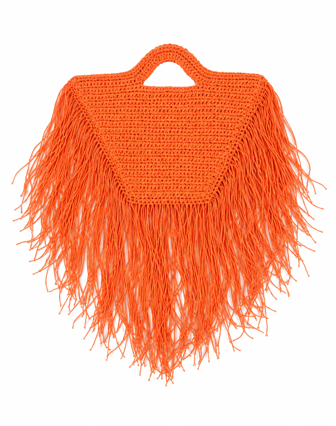 Triangle fringe tote bag