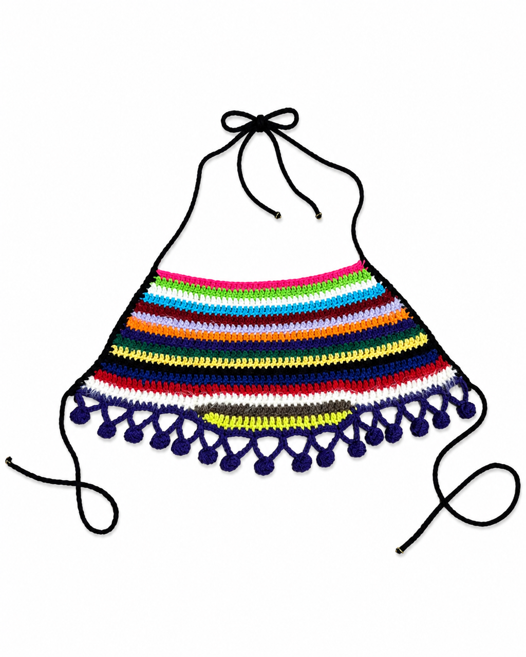 Rainbow halter top