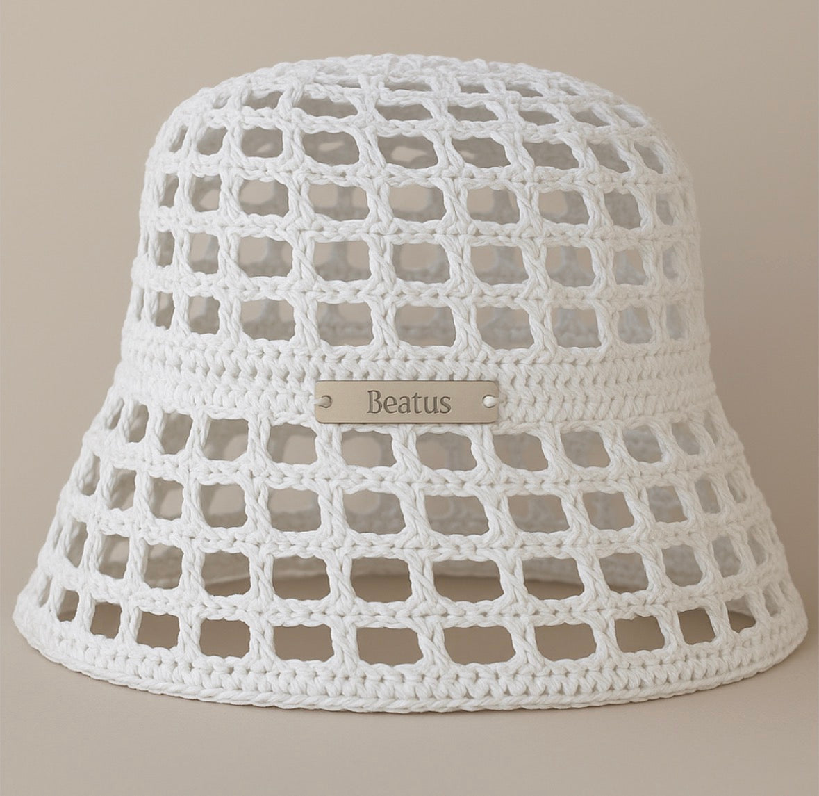 Open grid bucket hat