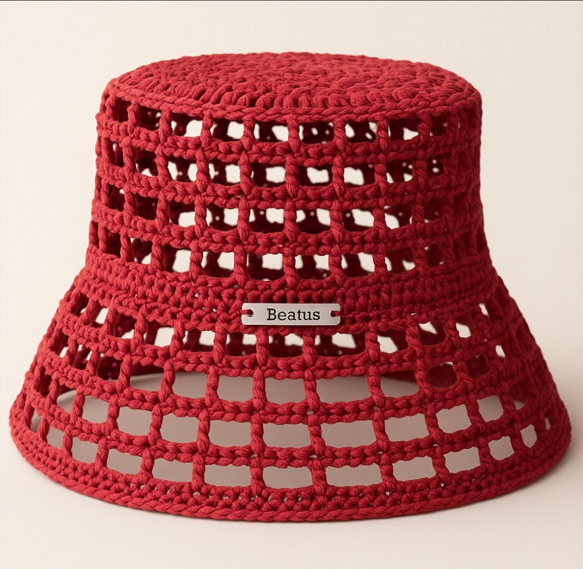 Open grid bucket hat