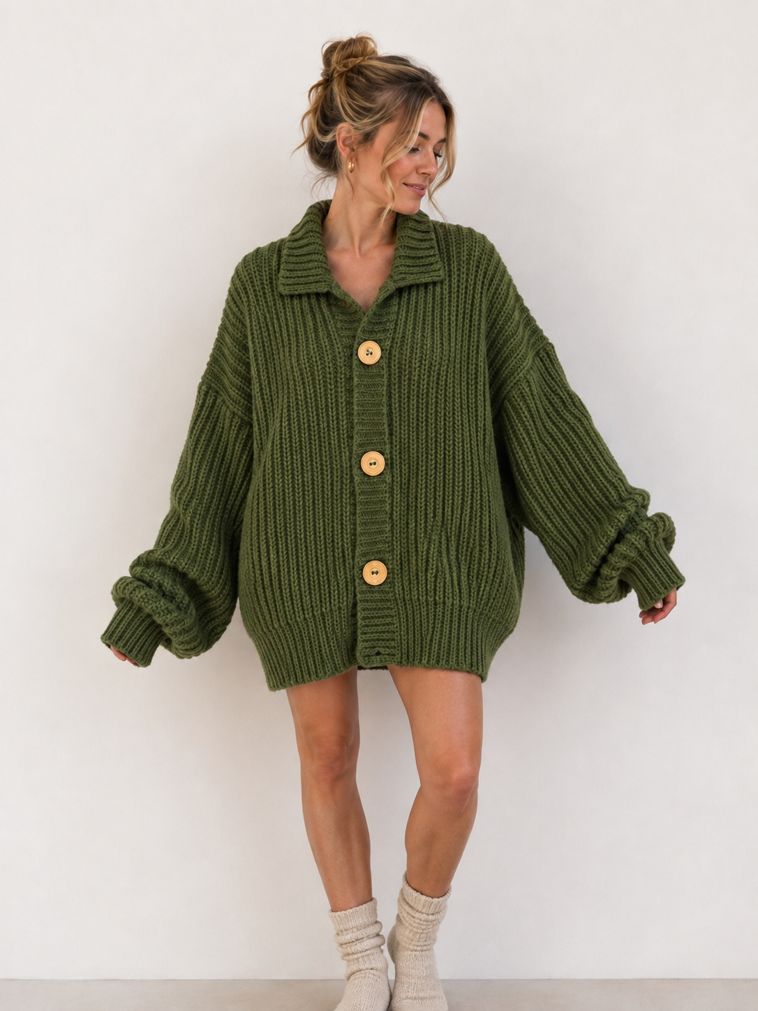 Handmade Oversized Crochet Cardigan