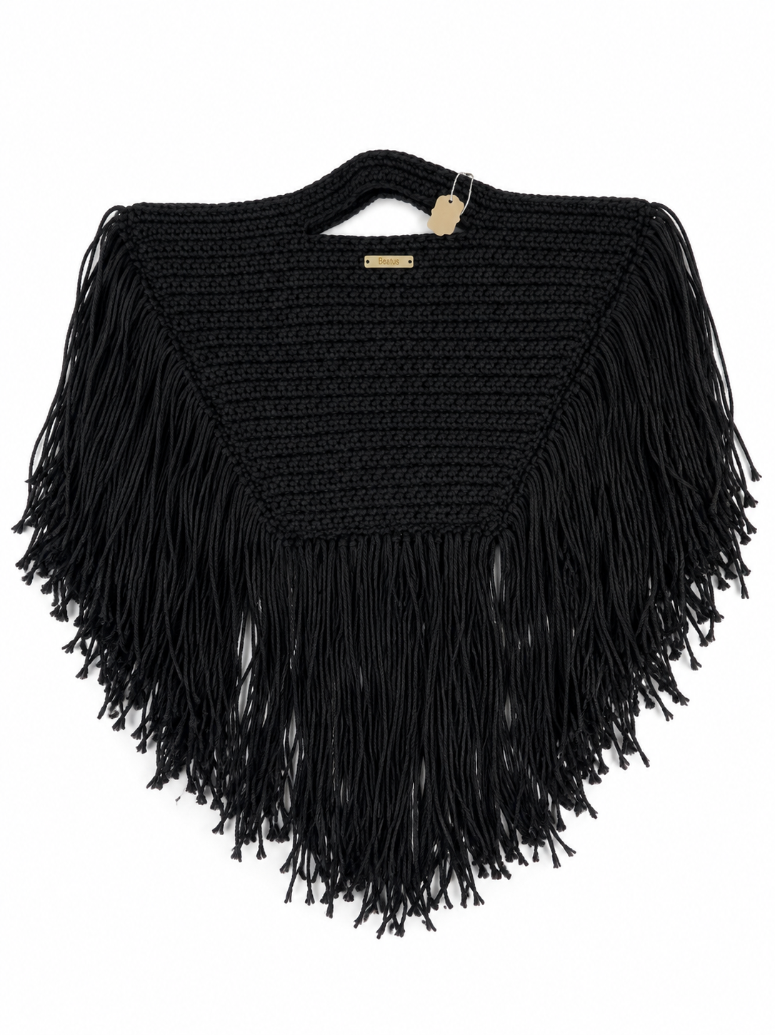 Triangle fringe tote bag