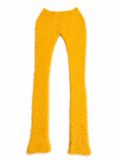 Fuzzy flare pants