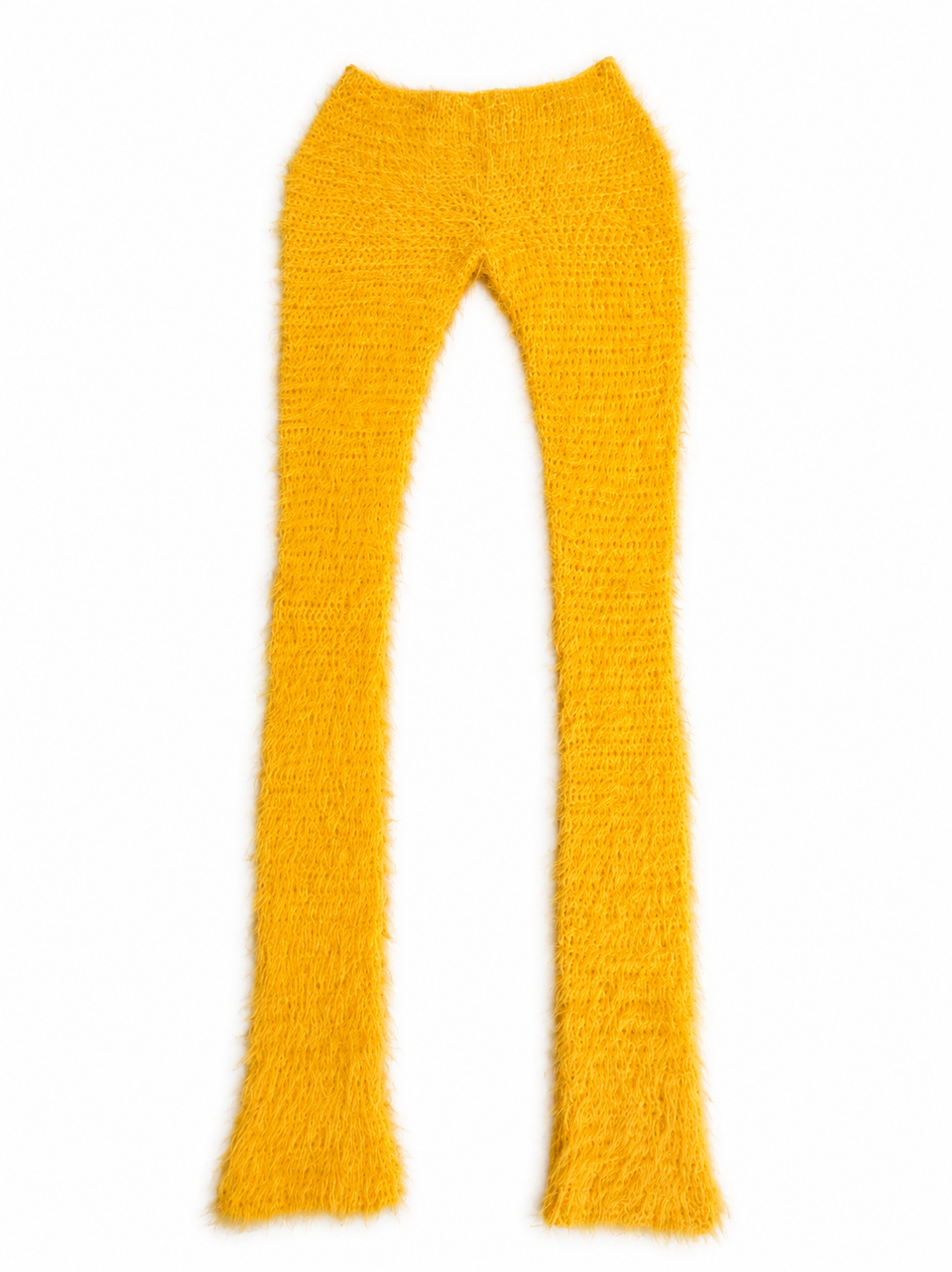 Fuzzy flare pants