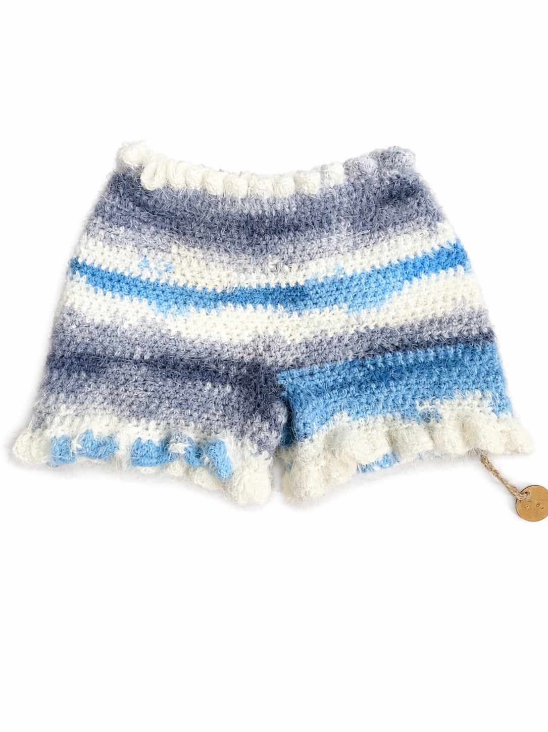 Fuzzy ruffles shorts