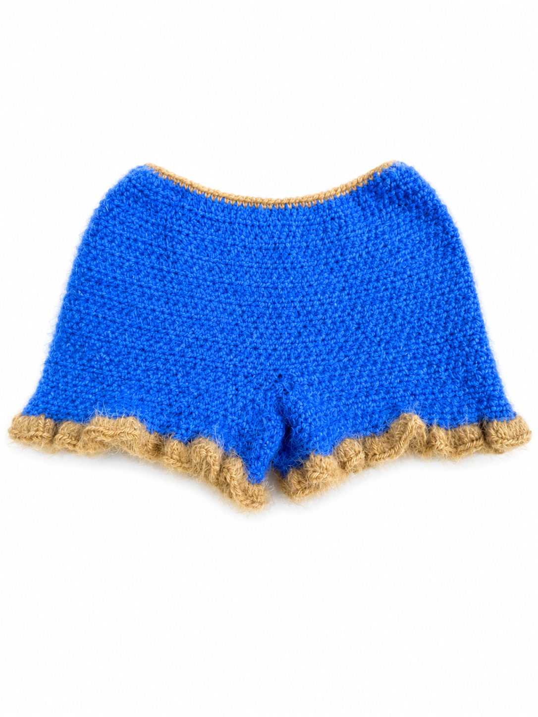 Fuzzy ruffles shorts