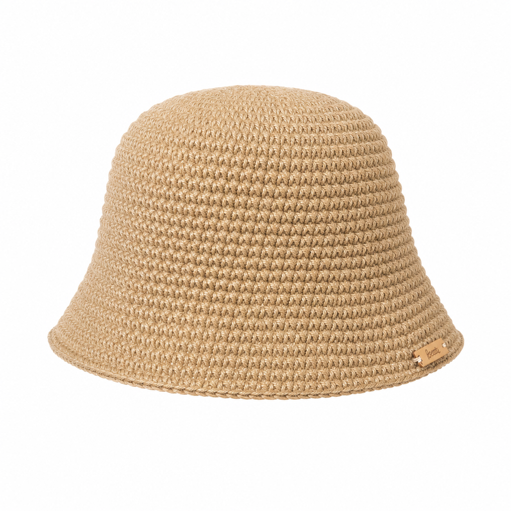 Beatus jute bucket hat