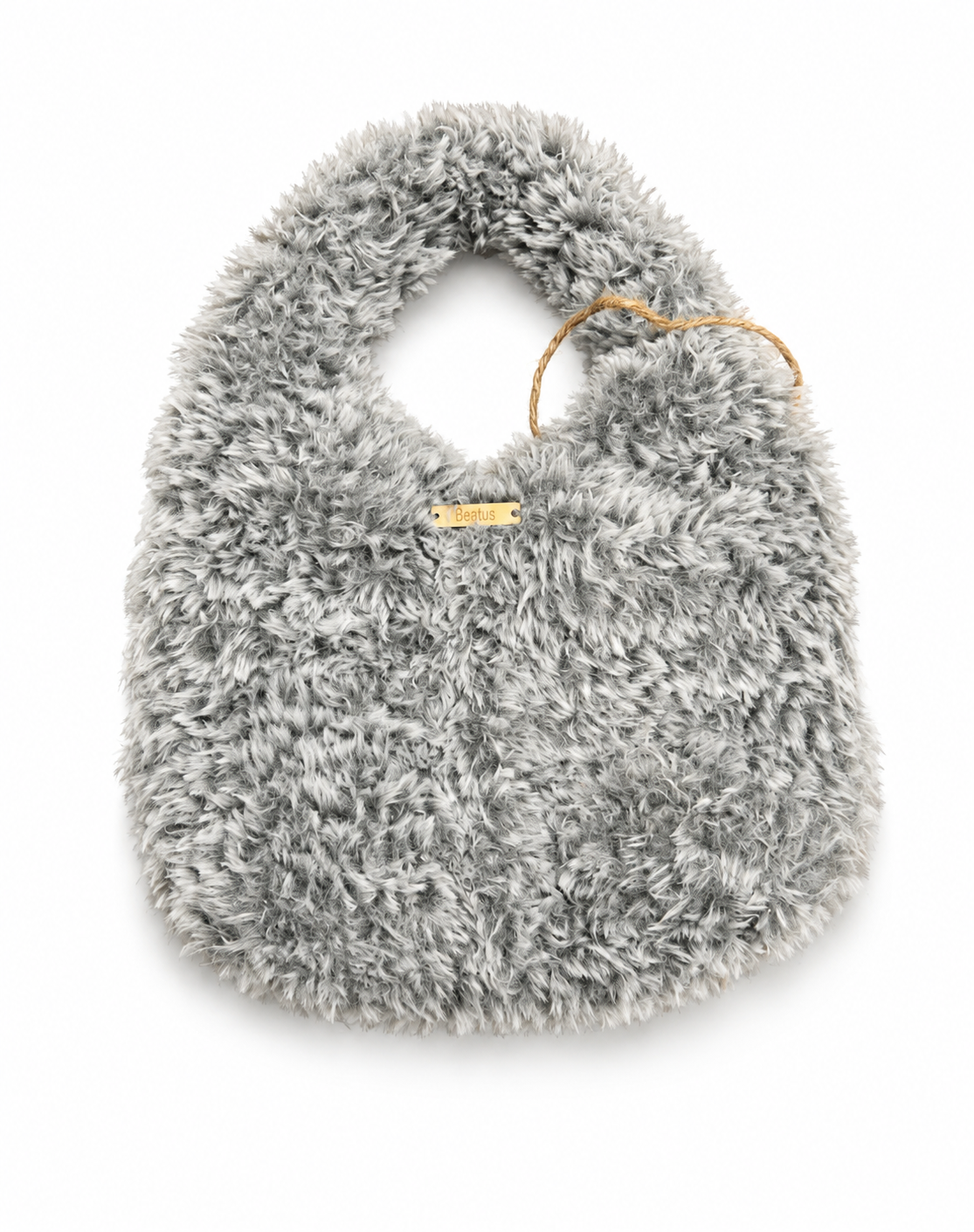 Fuzzy crochet egg bag