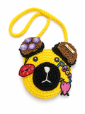 Crochet Teddy crossbody bag