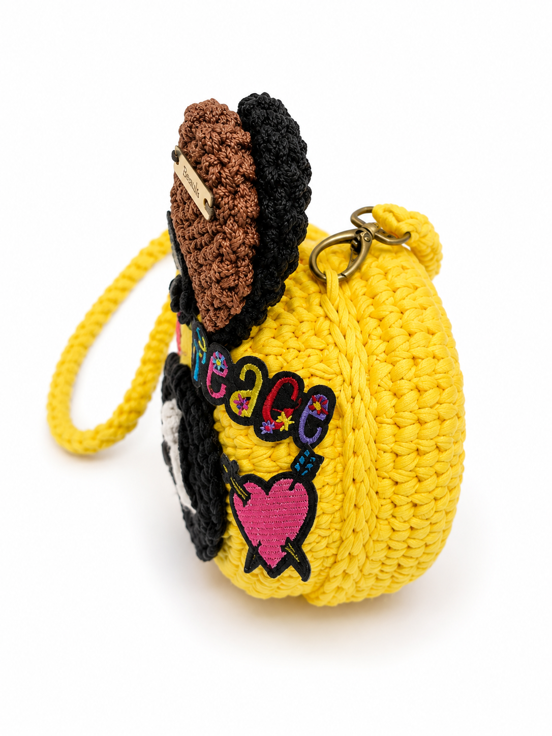 Crochet Teddy crossbody bag